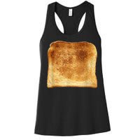 Funny Bread Gift Toast Costume Funny Gluten Ift Women's Racerback Tank