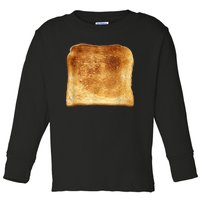 Funny Bread Gift Toast Costume Funny Gluten Ift Toddler Long Sleeve Shirt