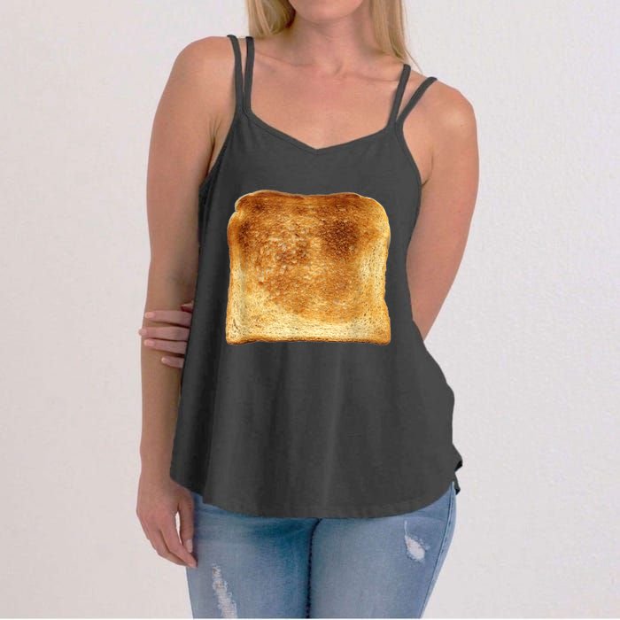 Funny Bread Gift Toast Costume Funny Gluten Ift Women's Strappy Tank