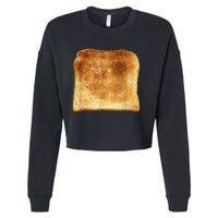 Funny Bread Gift Toast Costume Funny Gluten Ift Cropped Pullover Crew