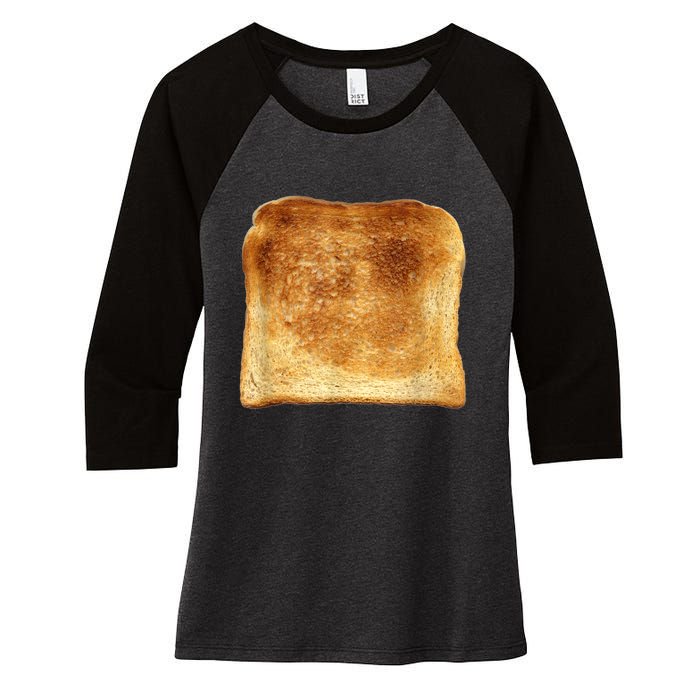 Funny Bread Gift Toast Costume Funny Gluten Ift Women's Tri-Blend 3/4-Sleeve Raglan Shirt