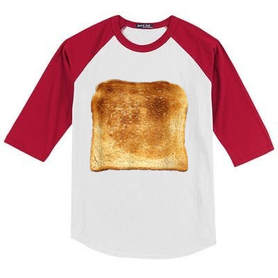 Funny Bread Gift Toast Costume Funny Gluten Ift Kids Colorblock Raglan Jersey