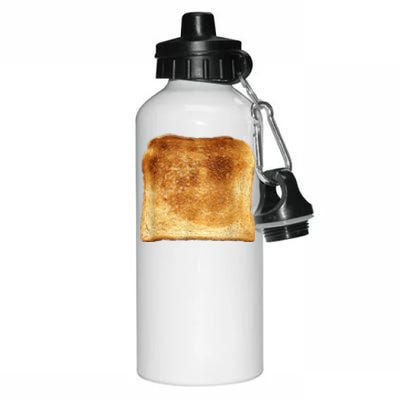 Funny Bread Gift Toast Costume Funny Gluten Ift Aluminum Water Bottle