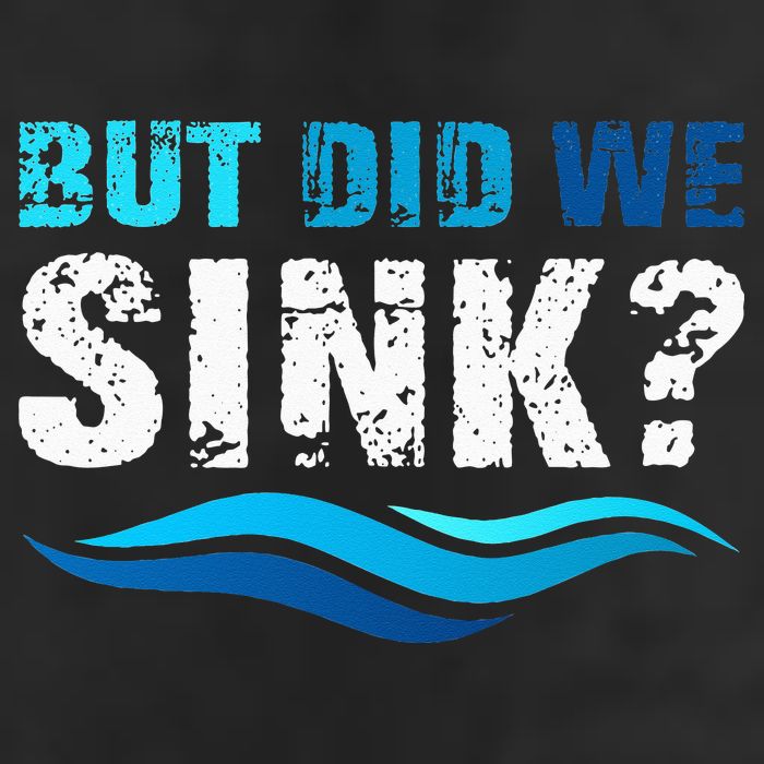 Funny Boating Gifts For Boat Owners But Did We Sink Adult Drive Performance Visor