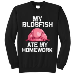 Funny Blobfish Gift Stuffed Sea Animal Lover Sweatshirt