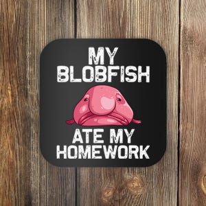 Funny Blobfish Gift Stuffed Sea Animal Lover Coaster