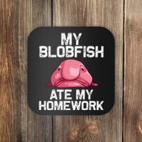 Funny Blobfish Gift Stuffed Sea Animal Lover Coaster