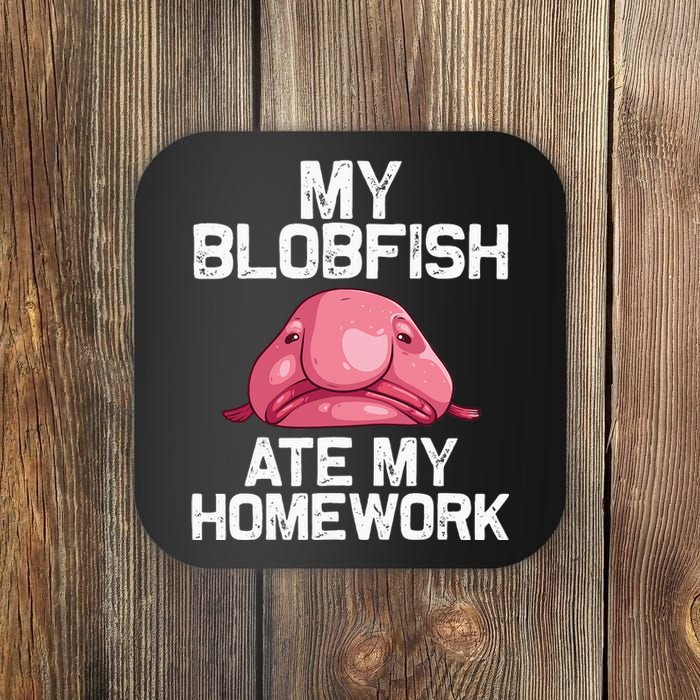 Funny Blobfish Gift Stuffed Sea Animal Lover Coaster