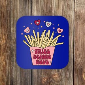 Fries Before Guys French Fires Lover Food Lover Valentines Cute Gift Coaster