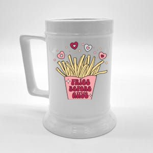 Fries Before Guys French Fires Lover Food Lover Valentines Cute Gift Beer Stein