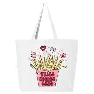 Fries Before Guys French Fires Lover Food Lover Valentines Cute Gift 25L Jumbo Tote