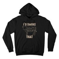 Funny BBQ Grilling Quote Cow Hoodie