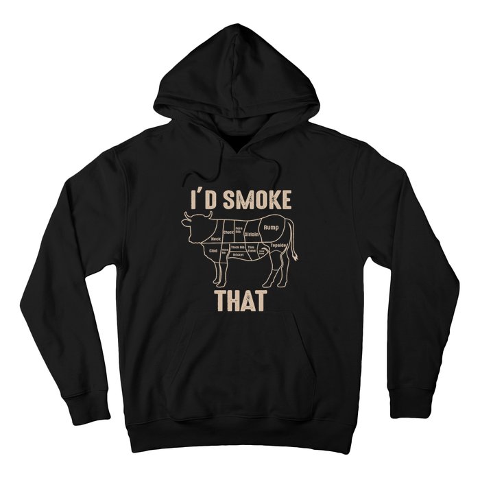 Funny BBQ Grilling Quote Cow Hoodie