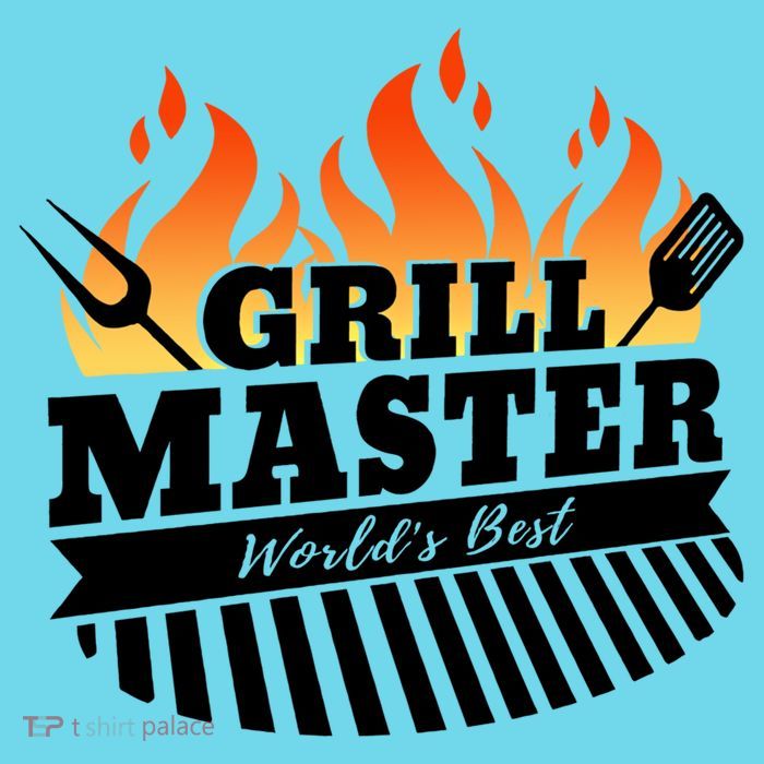 Funny Bbq Grill Master Worlds Best Grillfather Grillers Gift Women's V-Neck T-Shirt