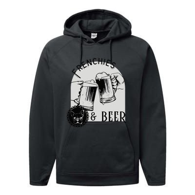 French Bulldog Gift Performance Fleece Hoodie