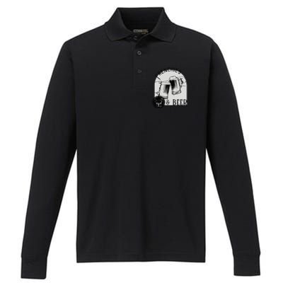 French Bulldog Gift Performance Long Sleeve Polo