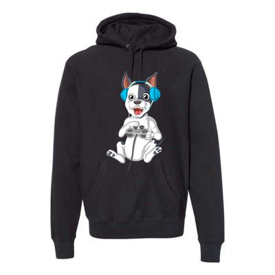 French Bulldog Gamer Premium Hoodie