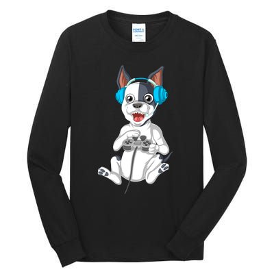 French Bulldog Gamer Tall Long Sleeve T-Shirt