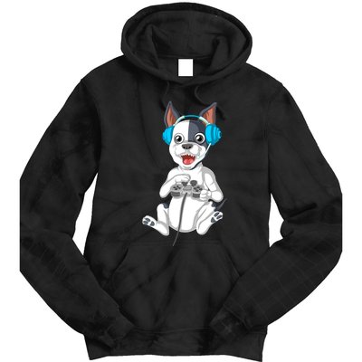 French Bulldog Gamer Tie Dye Hoodie