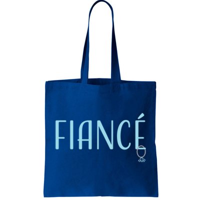 Fiance' Boyfriend Girlfriend Engaget Dating Cool Gift Tote Bag