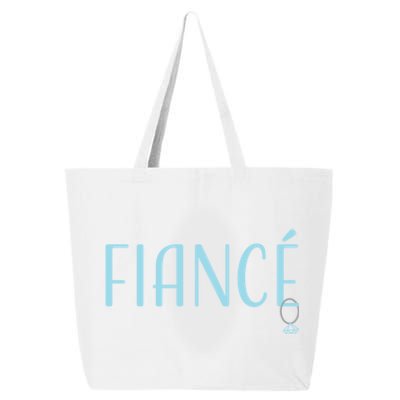 Fiance' Boyfriend Girlfriend Engaget Dating Cool Gift 25L Jumbo Tote