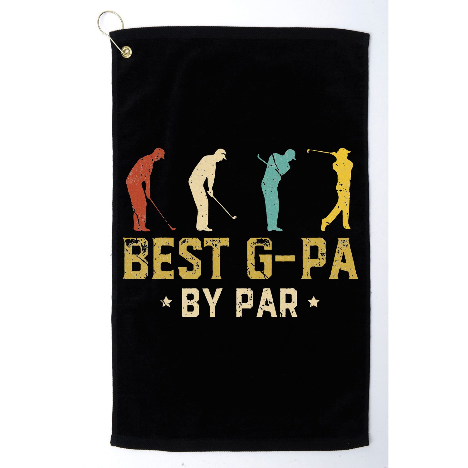 Funny Best GPa By Par Father's Day Gifts Golf Golf Towel
