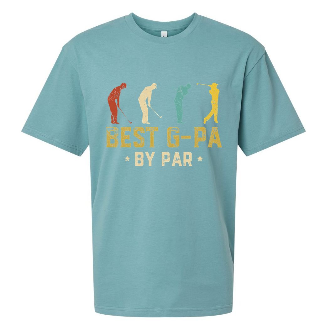 Funny Best GPa By Par Father's Day Gifts Golf Sueded Cloud Jersey T-Shirt