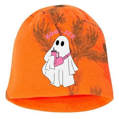 Funny Boojee Ghost Halloween Boo Jee Ghost Spooky Season Kati - Camo Knit Beanie