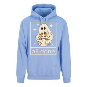 Funny Boojee Ghost All Done Slp Speech Therapy Halloween Gift Unisex Surf Hoodie