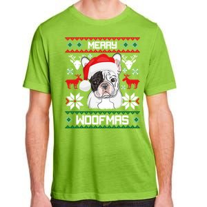 French Bulldog Gift For Merry Christmas Woofmas Frenchie Great Gift Adult ChromaSoft Performance T-Shirt