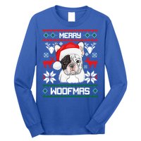 French Bulldog Gift For Merry Christmas Woofmas Frenchie Great Gift Long Sleeve Shirt