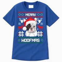 French Bulldog Gift For Merry Christmas Woofmas Frenchie Great Gift Tall T-Shirt