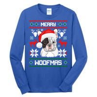 French Bulldog Gift For Merry Christmas Woofmas Frenchie Great Gift Tall Long Sleeve T-Shirt