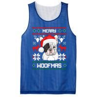 French Bulldog Gift For Merry Christmas Woofmas Frenchie Great Gift Mesh Reversible Basketball Jersey Tank