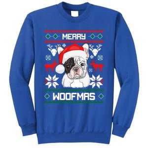 French Bulldog Gift For Merry Christmas Woofmas Frenchie Great Gift Tall Sweatshirt