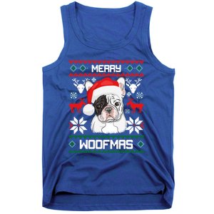 French Bulldog Gift For Merry Christmas Woofmas Frenchie Great Gift Tank Top