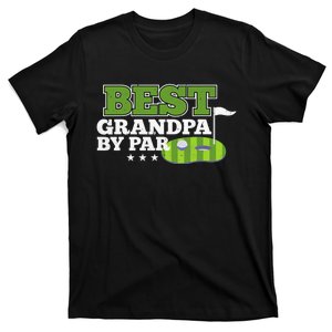 Funny Best Grandad By Par Father's Day Golf Gifts Grandpa T-Shirt