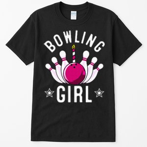 Funny Bowling Gift For Cool Bowler Birthday Party Tall T-Shirt