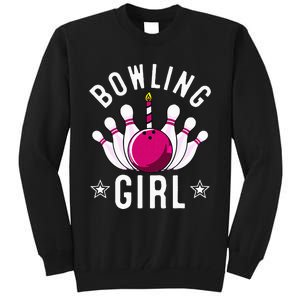 Funny Bowling Gift For Cool Bowler Birthday Party Tall Sweatshirt