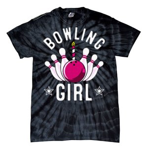 Funny Bowling Gift For Cool Bowler Birthday Party Tie-Dye T-Shirt