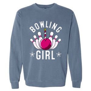 Funny Bowling Gift For Cool Bowler Birthday Party Garment-Dyed Sweatshirt