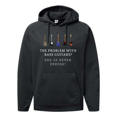 Funny Bass Guitar Performance Fleece Hoodie