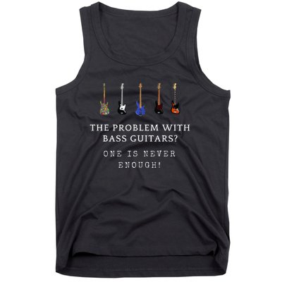 Funny Bass Guitar Tank Top