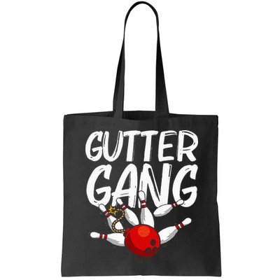 Funny Bowling Gift For Men Women Cool Gutter Gang Bowlers Bag