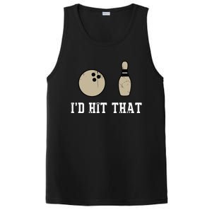 Funny Bowling Gift Shirts Id Hit That Quote PosiCharge Competitor Tank