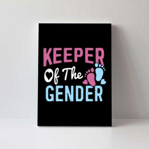 Funny Baby Gender Reveal - Keeper of the Gender Canvas