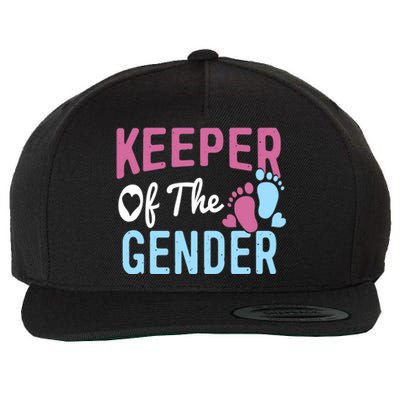 Funny Baby Gender Reveal - Keeper of the Gender Wool Snapback Cap