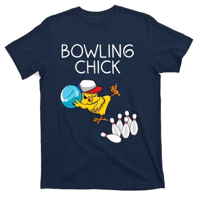 Funny Bowling Gift Women Cute Bowling Chick Sports Athlete T-Shirt