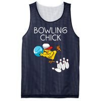 Funny Bowling Gift Women Cute Bowling Chick Sports Athlete Mesh Reversible Basketball Jersey Tank