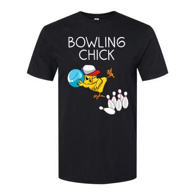 Funny Bowling Gift Women Cute Bowling Chick Sports Athlete Softstyle® CVC T-Shirt